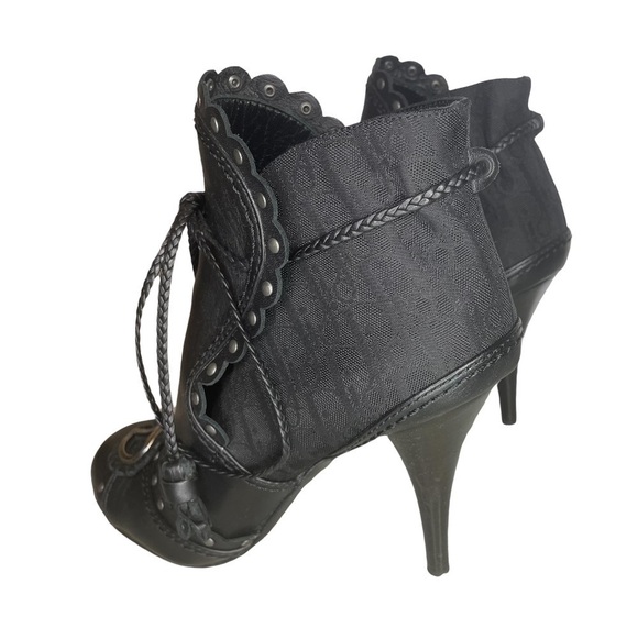 Dior Vintage Booties Black Leather - Picture 3 of 15